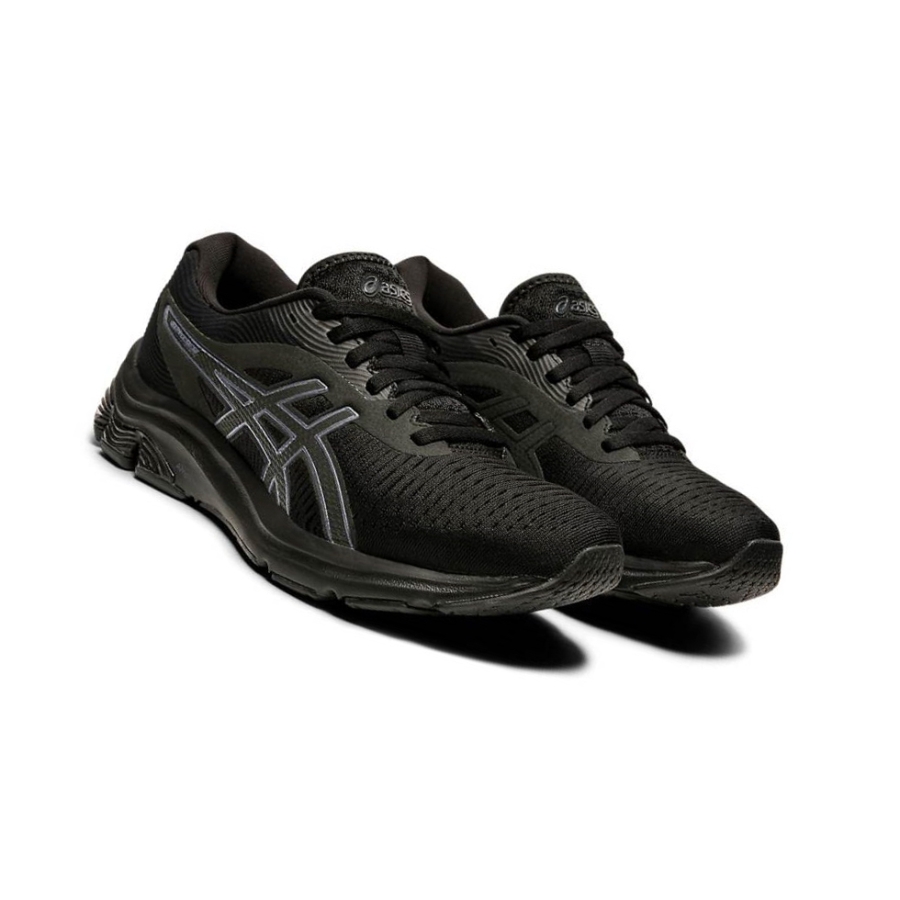 Black Women's Asics GEL-PULSE 12 Running Shoes | US35897RS