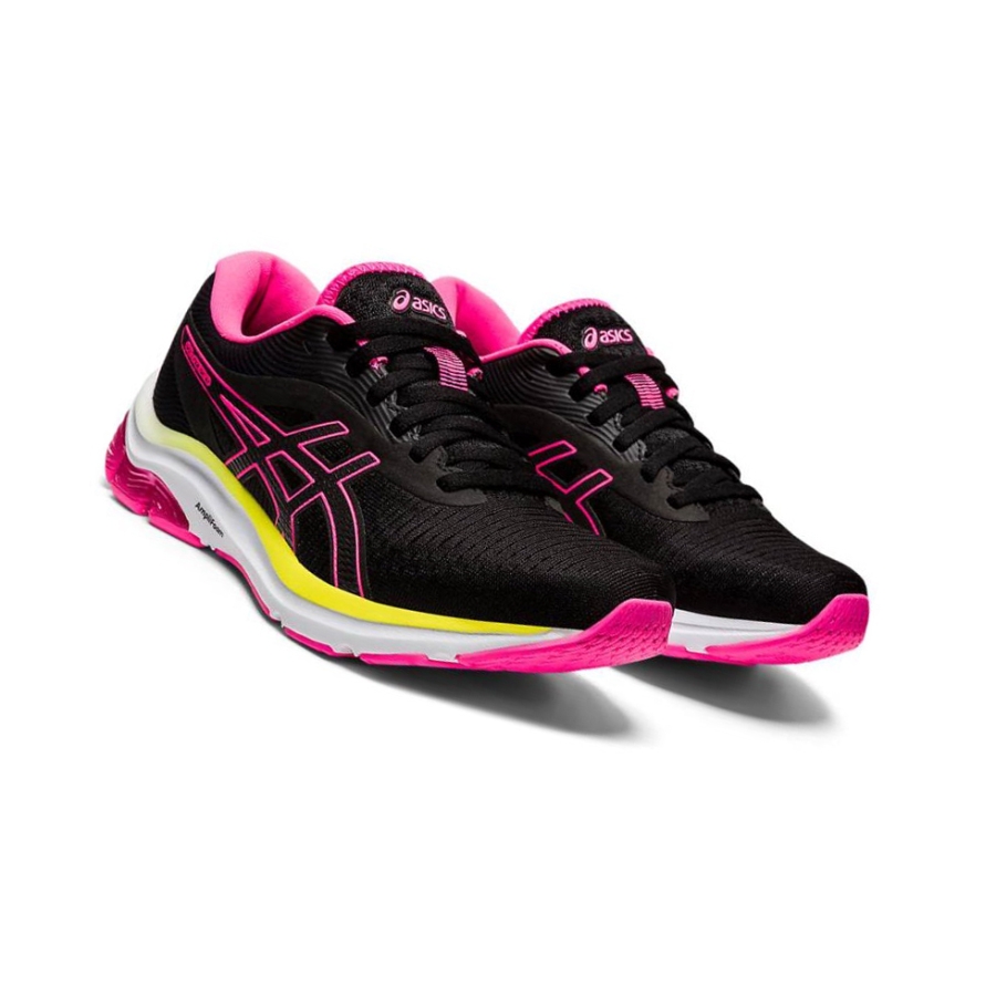 Black Women's Asics GEL-PULSE 12 Running Shoes | US78402AH