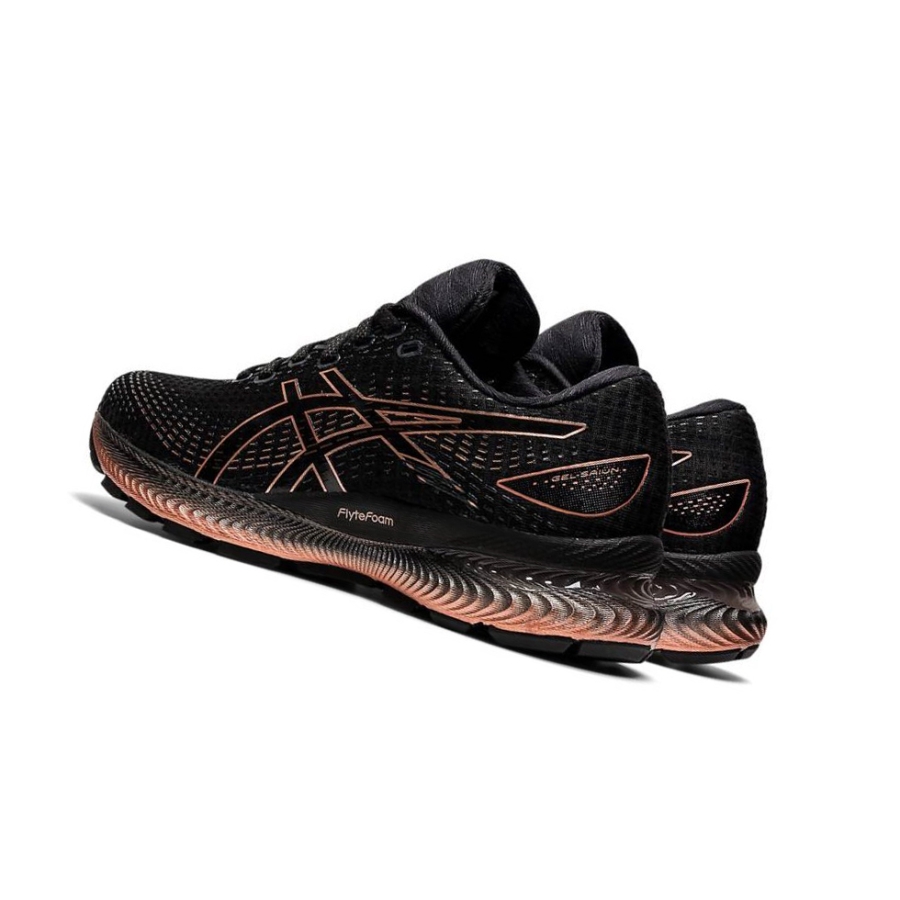 Black Women's Asics GEL-SAIUN Running Shoes | US74639BN