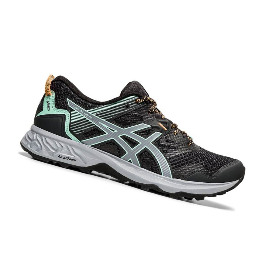 Black Women\'s Asics GEL-SONOMA 5 Trail Running Shoes | US29418HV