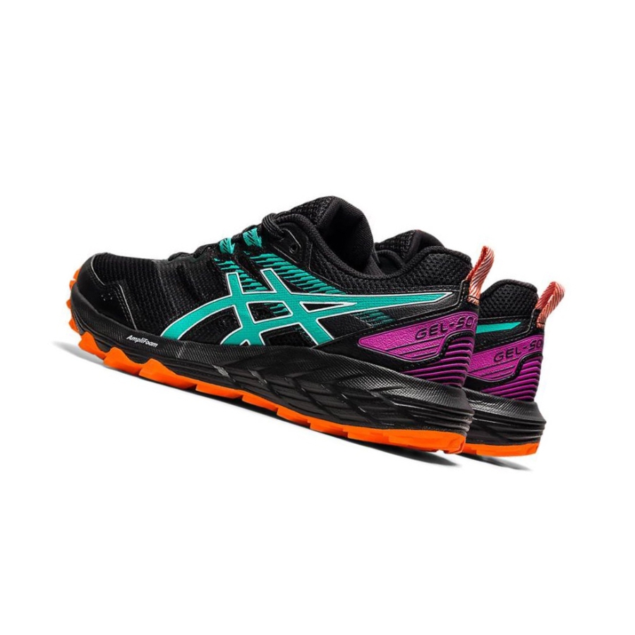 Black Women's Asics GEL-SONOMA 6 Trail Running Shoes | US37269VS