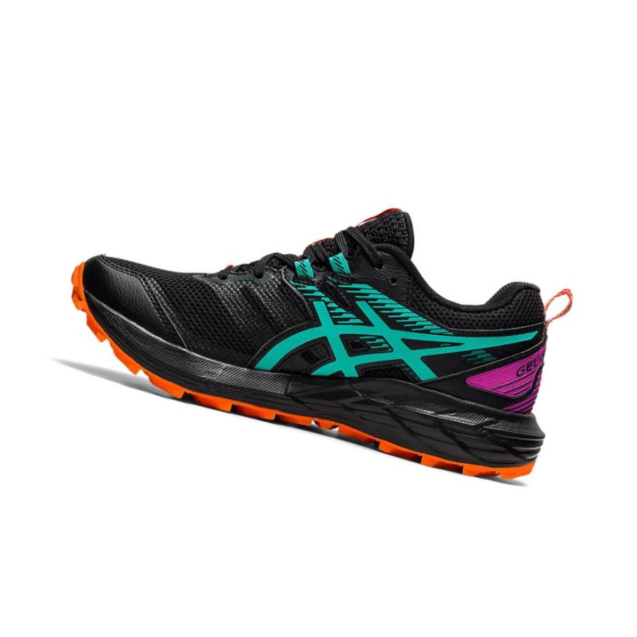 Black Women's Asics GEL-SONOMA 6 Trail Running Shoes | US37269VS