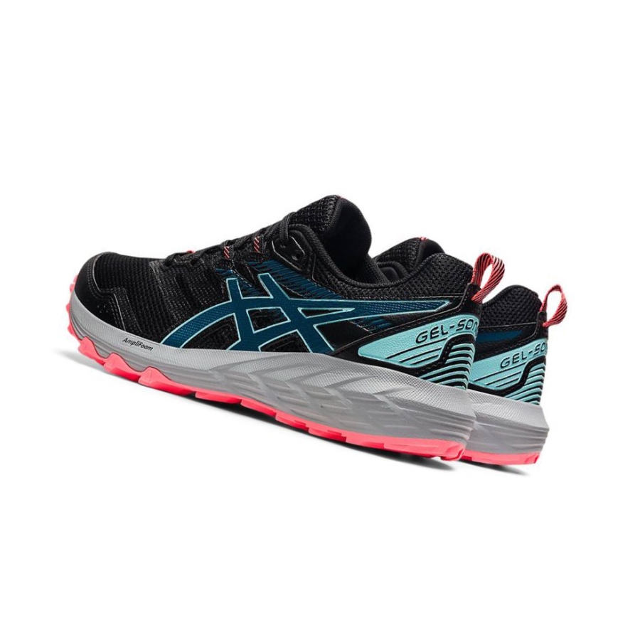 Black Women's Asics GEL-SONOMA 6 Trail Running Shoes | US65738HC