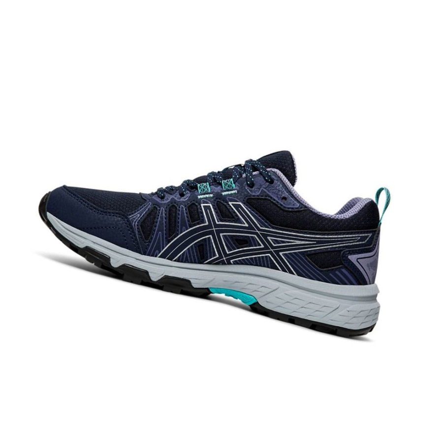 Black Women's Asics GEL-VENTURE 7 Trail Trail Running Shoes | US03286FS