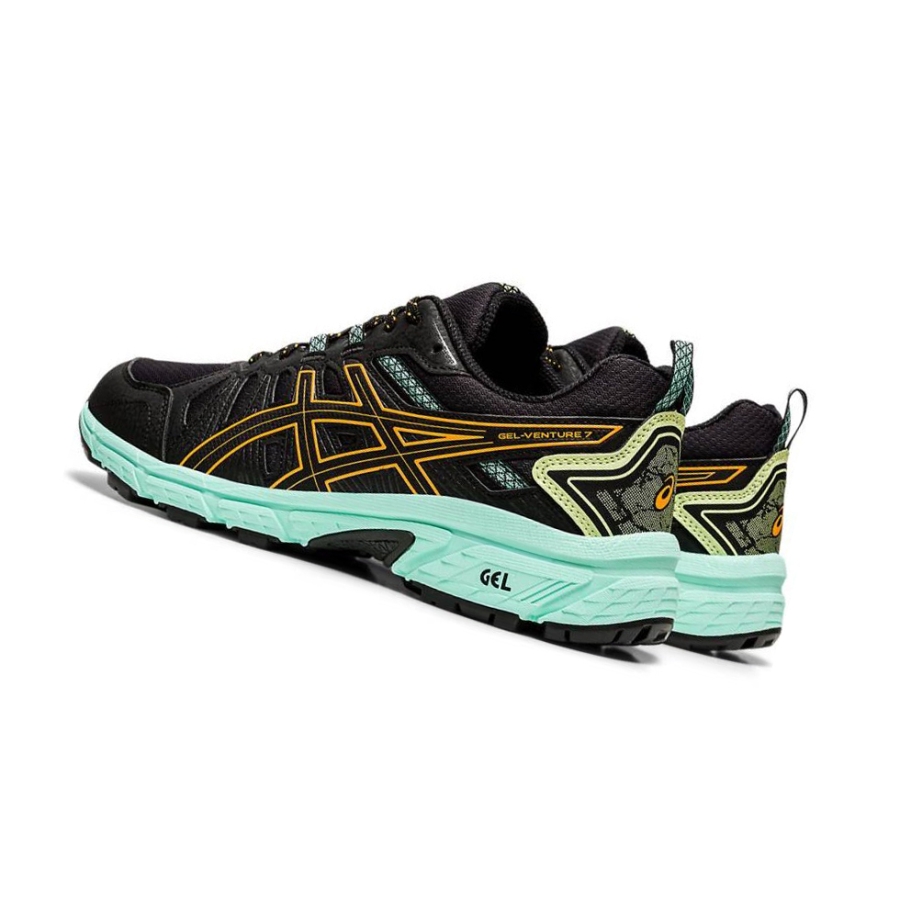 Black Women's Asics GEL-VENTURE 7 Trail Trail Running Shoes | US23195IK