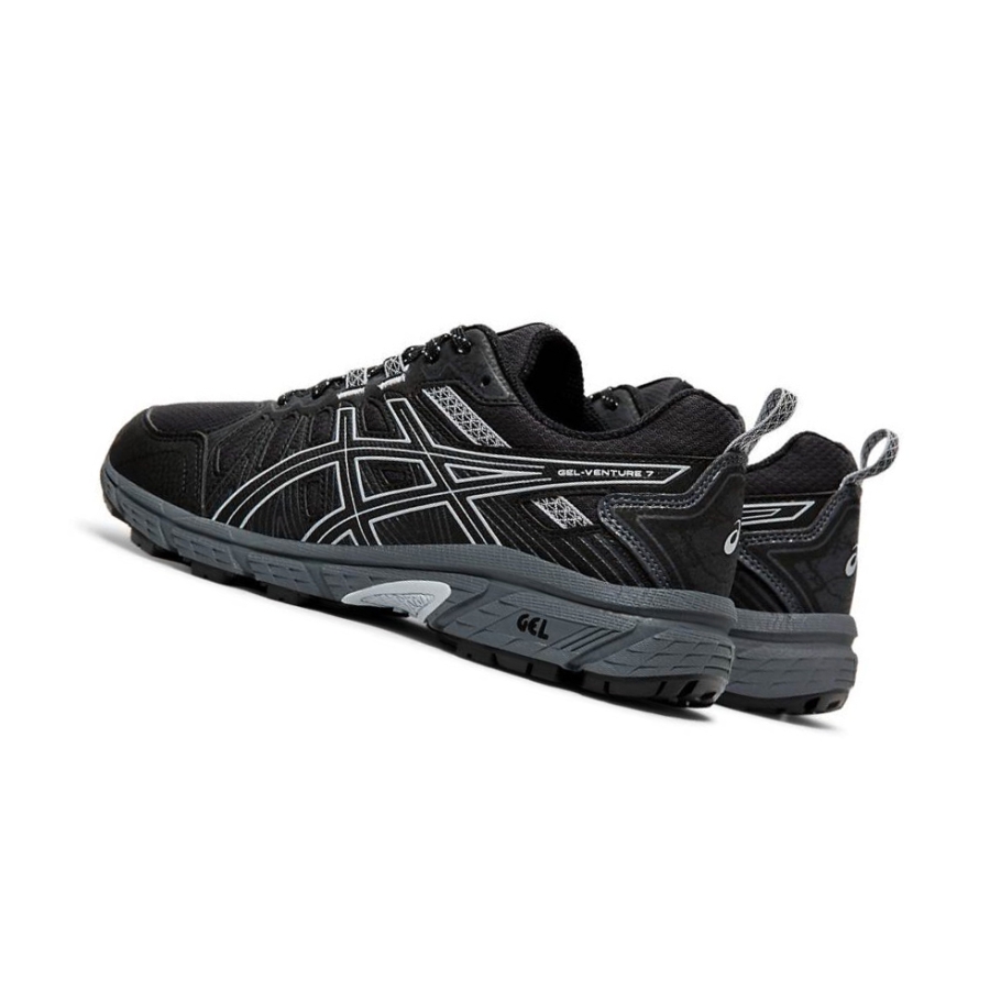 Black Women's Asics GEL-VENTURE 7 Trail Trail Running Shoes | US49106ZJ