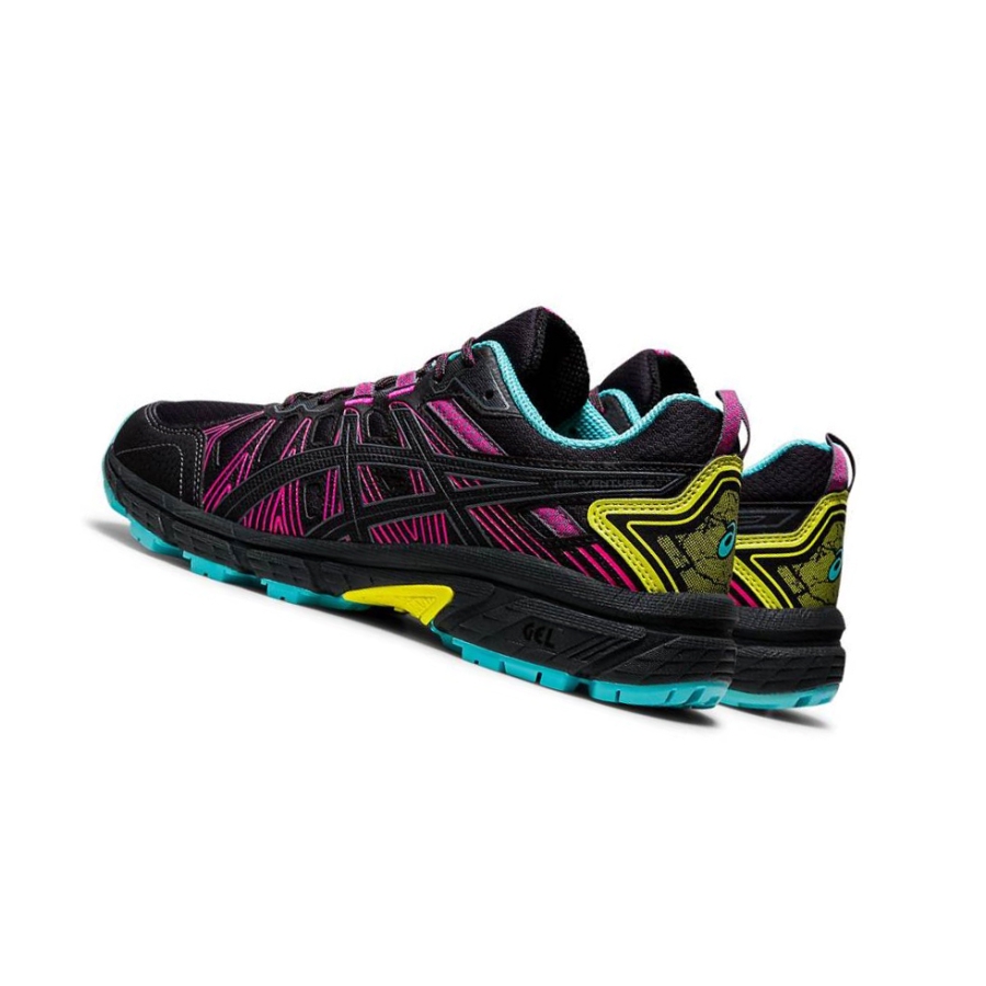 Black Women's Asics GEL-VENTURE 7 Trail Running Shoes | US68392XN