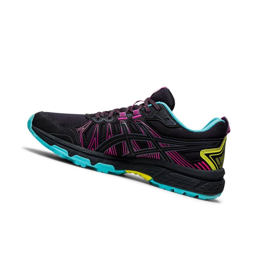 Black Women's Asics GEL-VENTURE 7 Trail Running Shoes | US68392XN