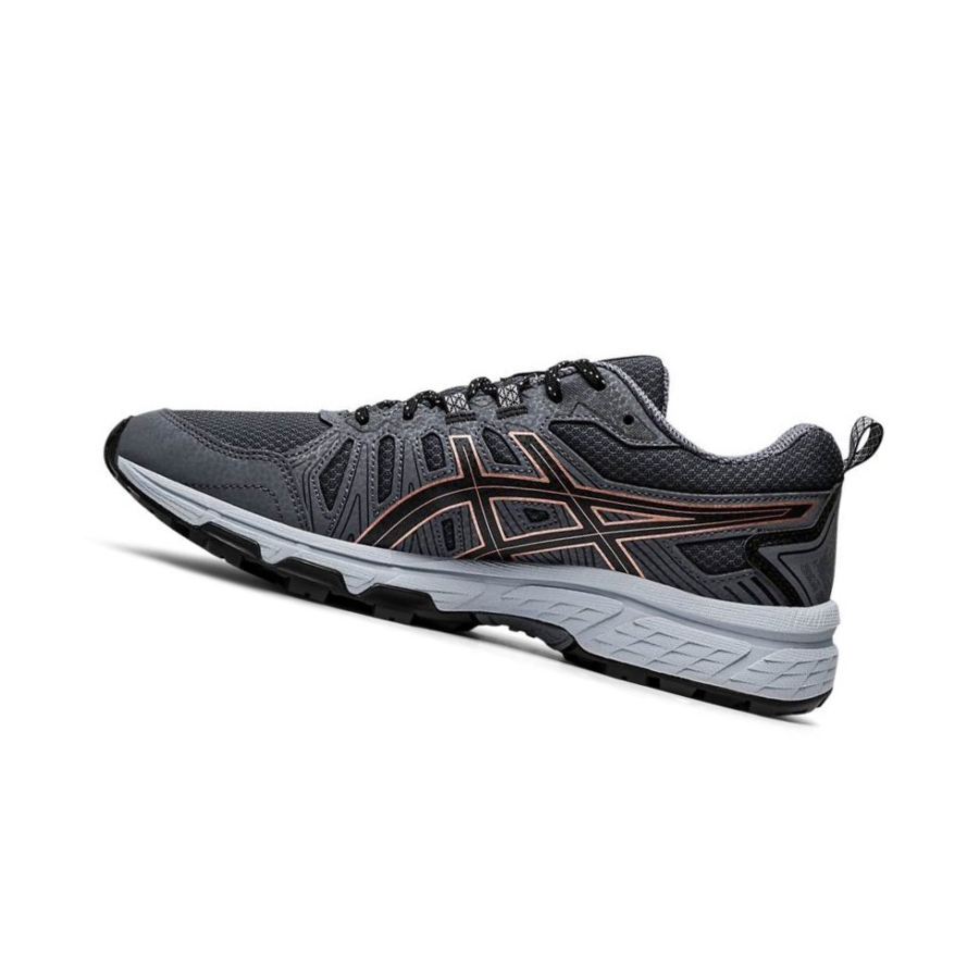 Black Women's Asics GEL-VENTURE 7 Trail Running Shoes | US71496EG