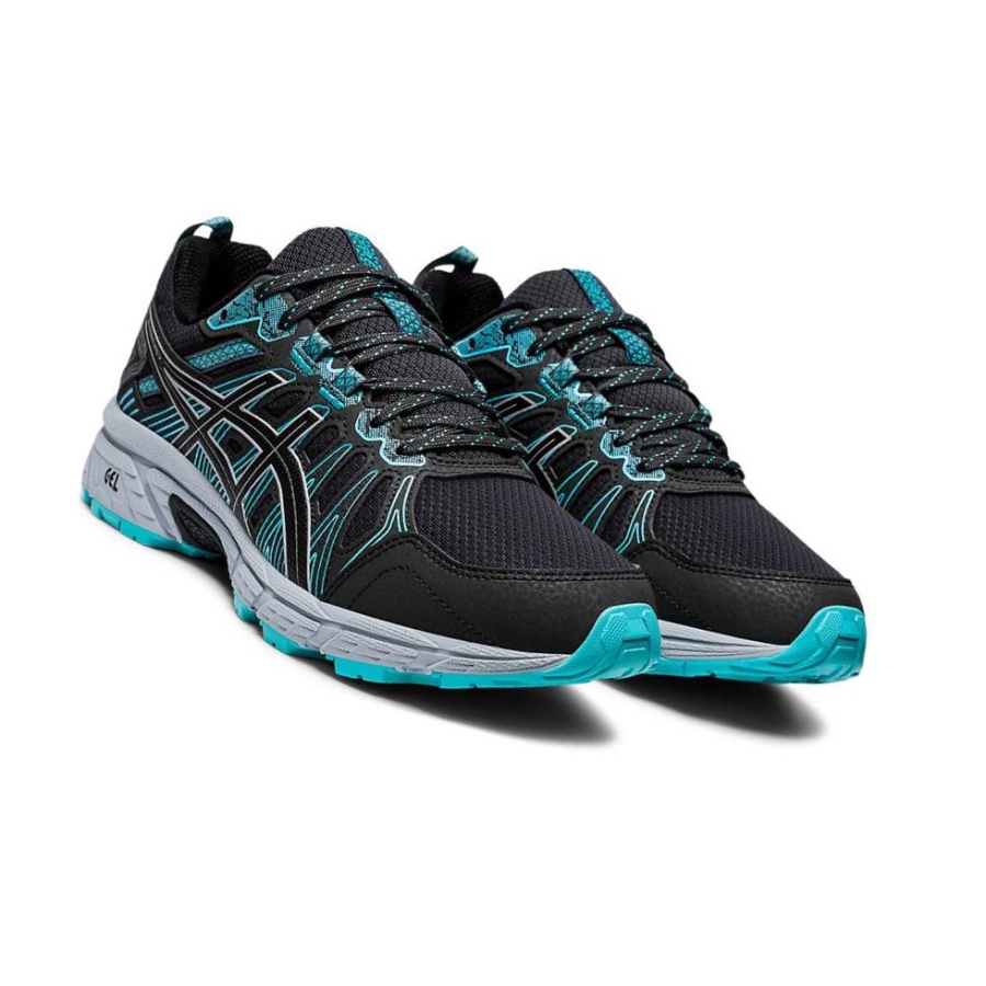 Black Women's Asics GEL-VENTURE 7 Trail Running Shoes | US76902FV