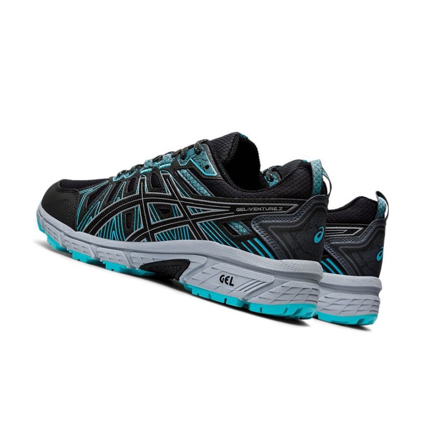 Black Women's Asics GEL-VENTURE 7 Trail Running Shoes | US76902FV