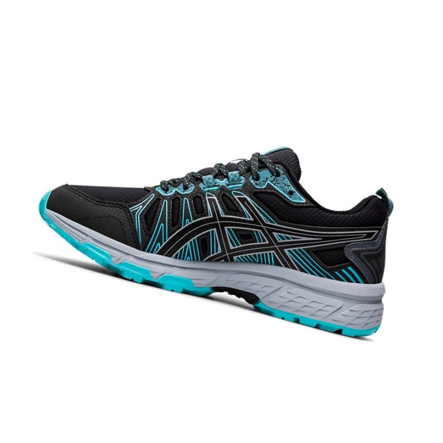 Black Women's Asics GEL-VENTURE 7 Trail Running Shoes | US76902FV