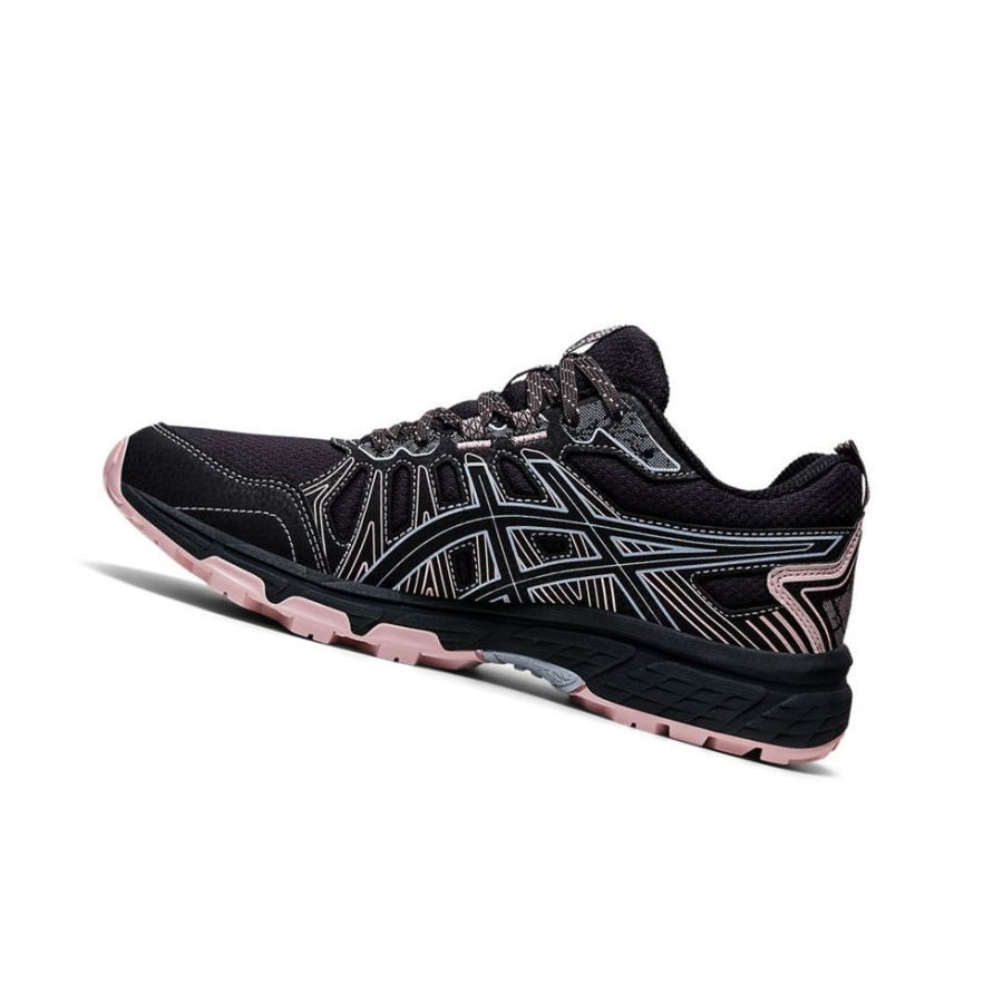 Black Women's Asics GEL-VENTURE 7 Trail Running Shoes | US89325ZW