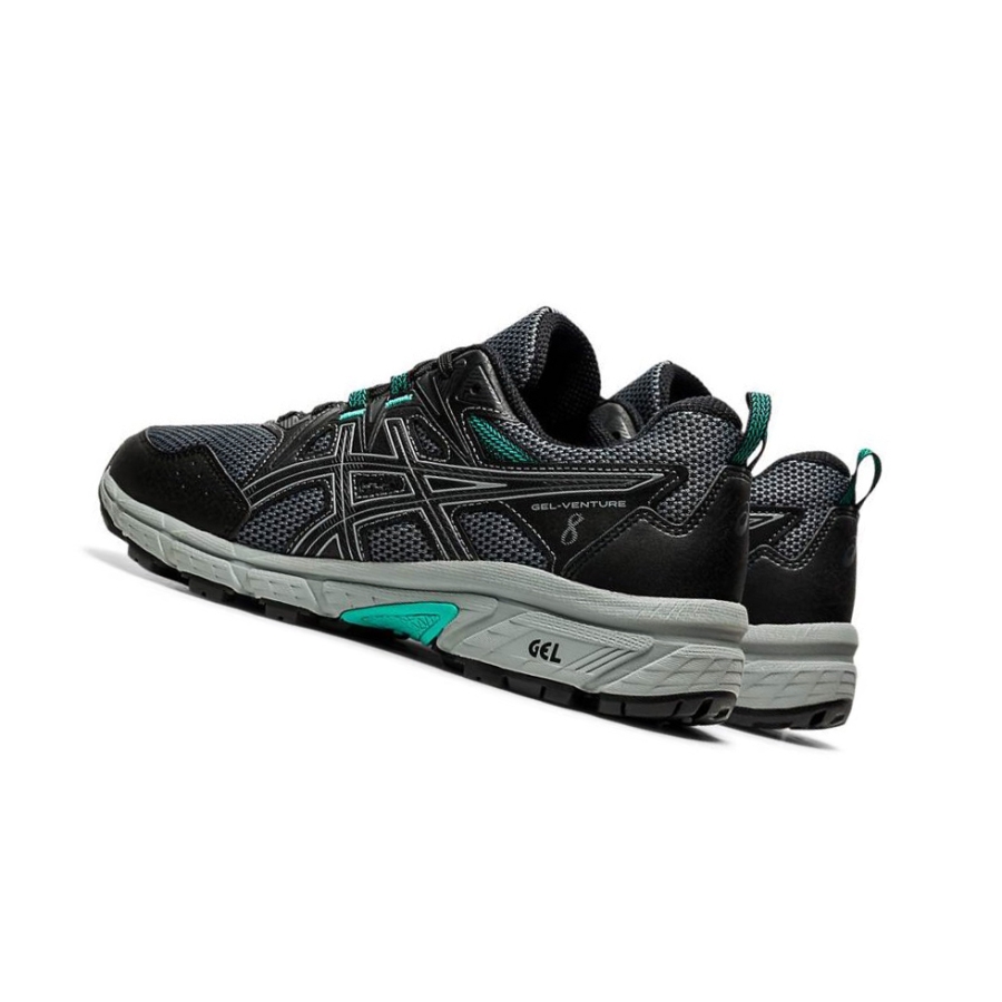 Black Women's Asics GEL-VENTURE 8 Trail Running Shoes | US36170LA