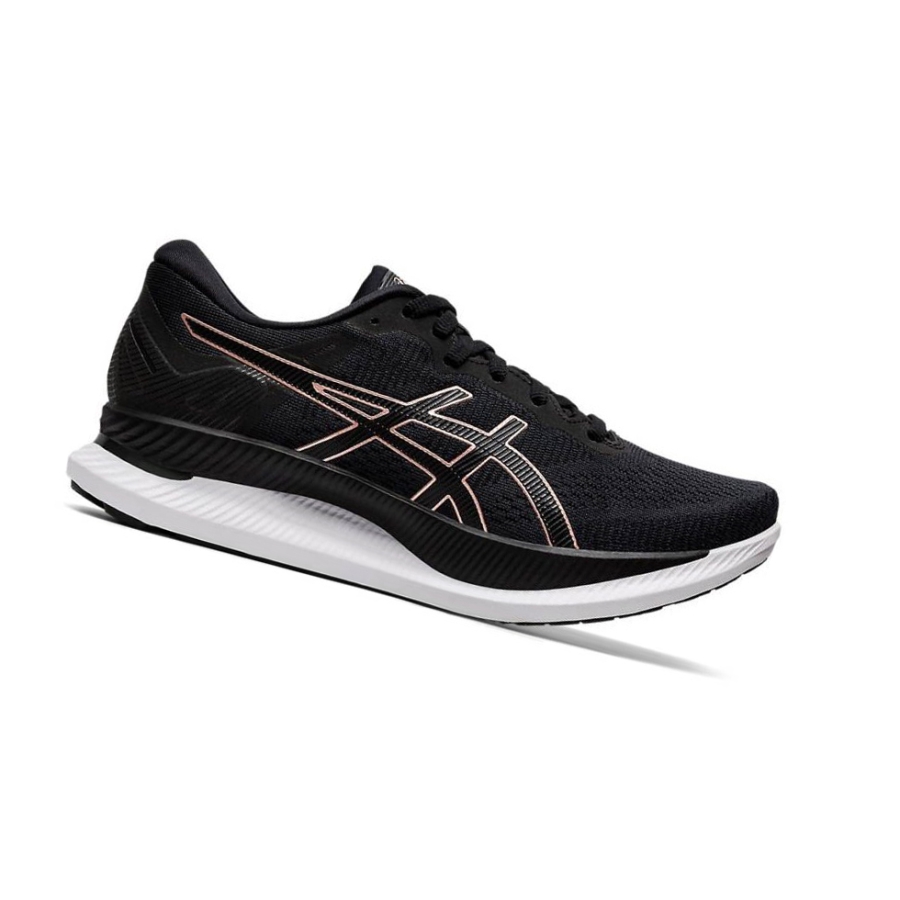 Black Women\'s Asics GLIDERIDE Running Shoes | US80539ZP