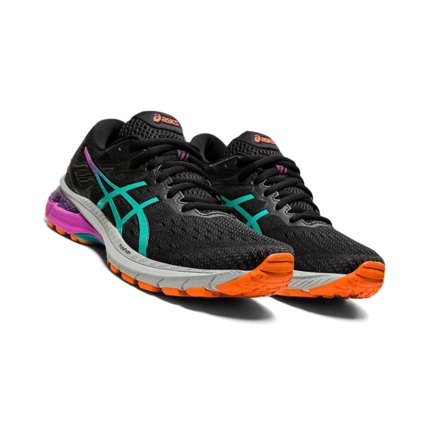 Black Women's Asics GT-2000 Running Shoes | US37246KV