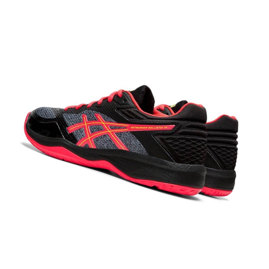 Black Women's Asics NETBURNER BALLISTIC FF Volleyball Shoes | US15764AQ