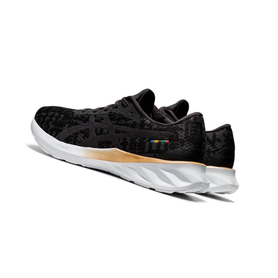 Black Women's Asics ROADBLAST Running Shoes | US91670JW