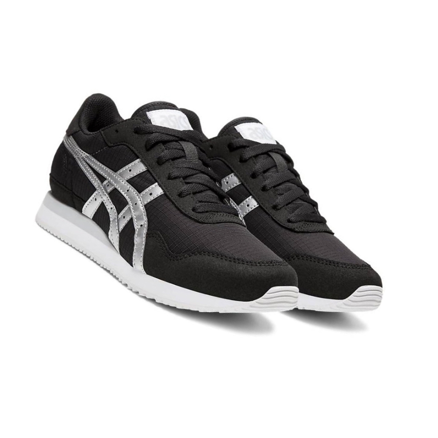 Black Women's Asics TIGER RUNNER Sneakers | US13498TF