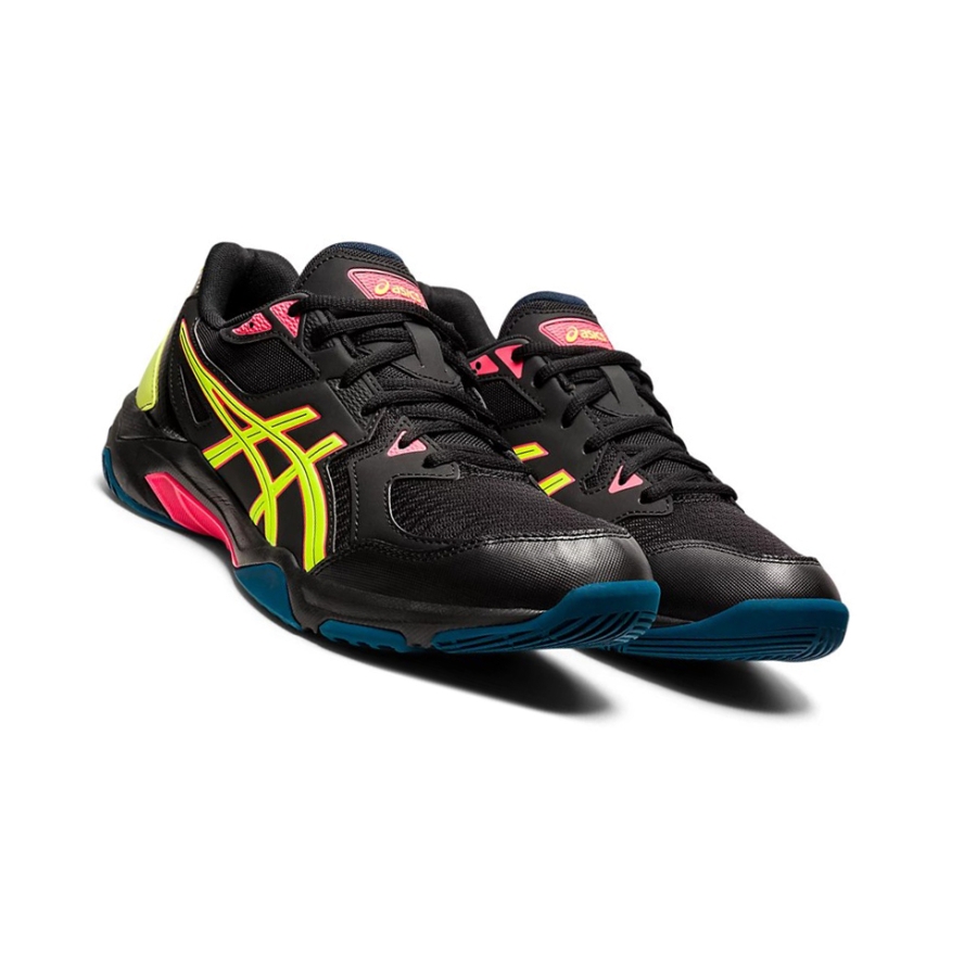 Black / Yellow Men's Asics GEL-ROCKET 10 Volleyball Shoes | US84170BF