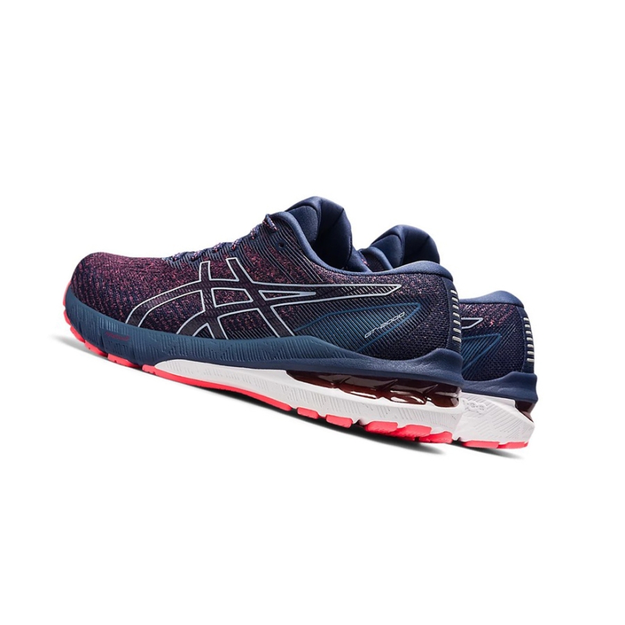 Blazing Coral / Thunder Blue Women's Asics GT-2000 10 Running Shoes | US49206QR