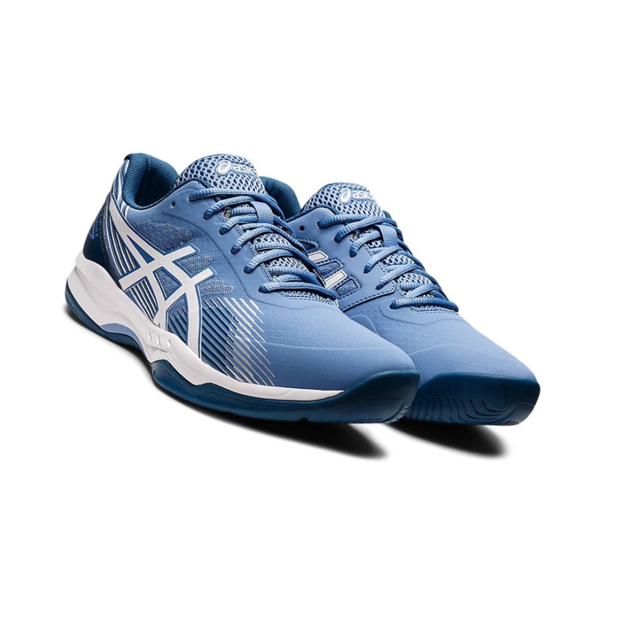 Blue Harmony / White Men's Asics GEL-GAME 8 Tennis Shoes | US14537SQ