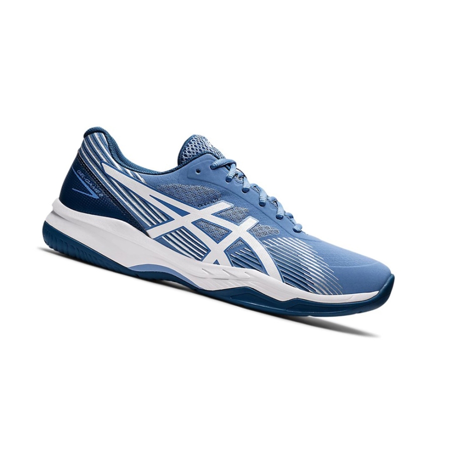 Blue Harmony / White Men\'s Asics GEL-GAME 8 Tennis Shoes | US14537SQ