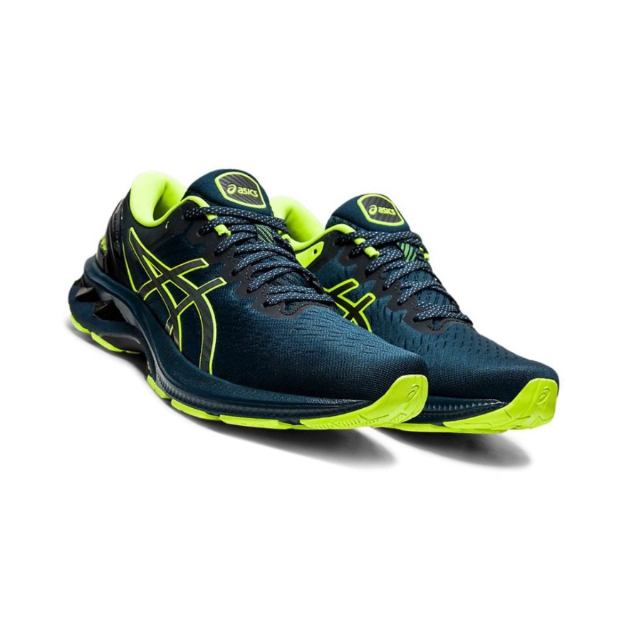 Blue Men's Asics GEL-KAYANO 27 LITE-SHOW Running Shoes | US47593KG