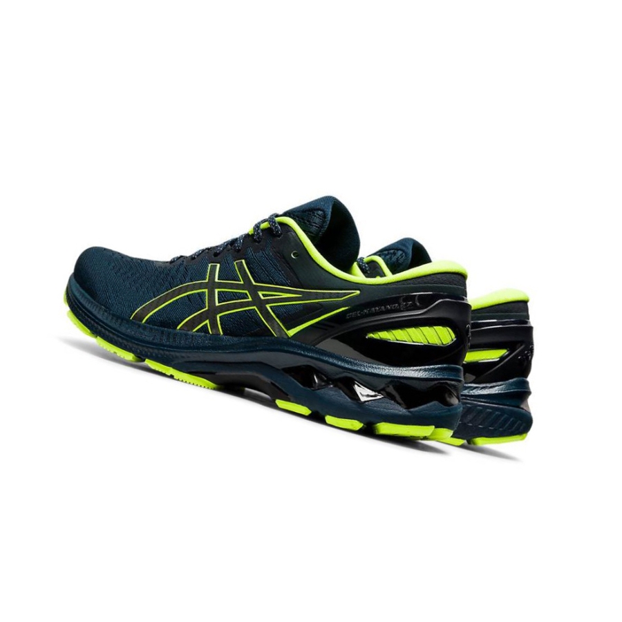 Blue Men's Asics GEL-KAYANO 27 LITE-SHOW Running Shoes | US47593KG