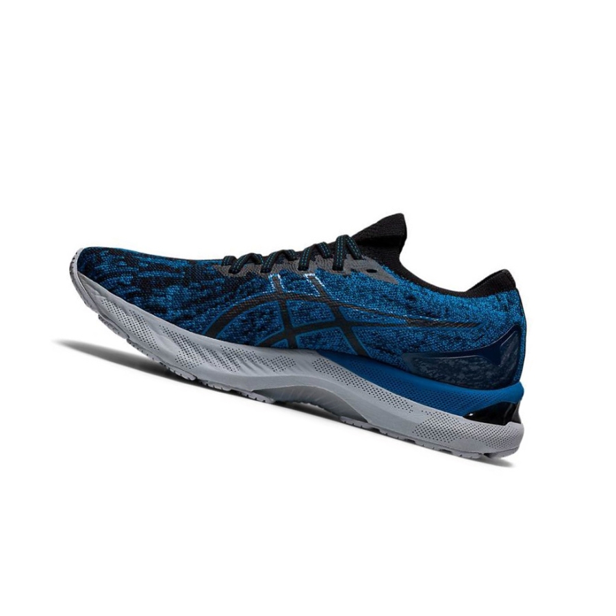 Blue Men's Asics GEL-NIMBUS 23 Knit Running Shoes | US58104KI