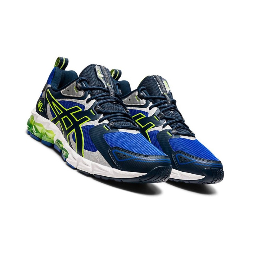 Blue Men's Asics GEL-QUANTUM Sneakers | US19723XT