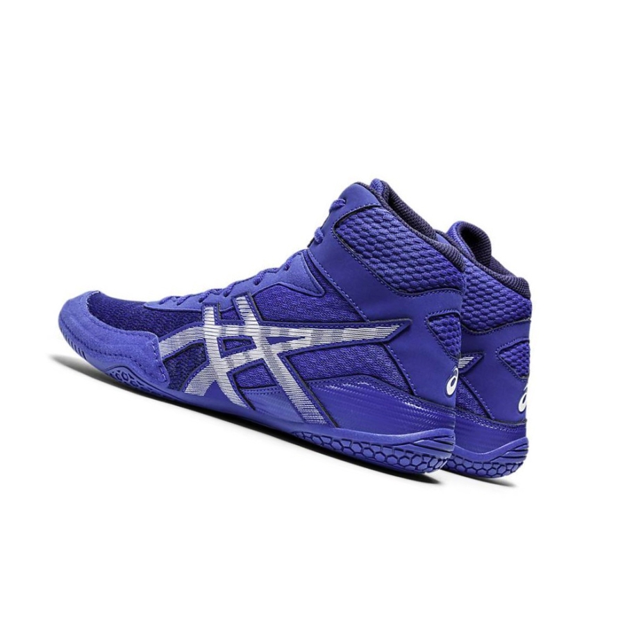 Blue Men's Asics MATCONTROL 2 Wrestling Shoes | US24867WQ