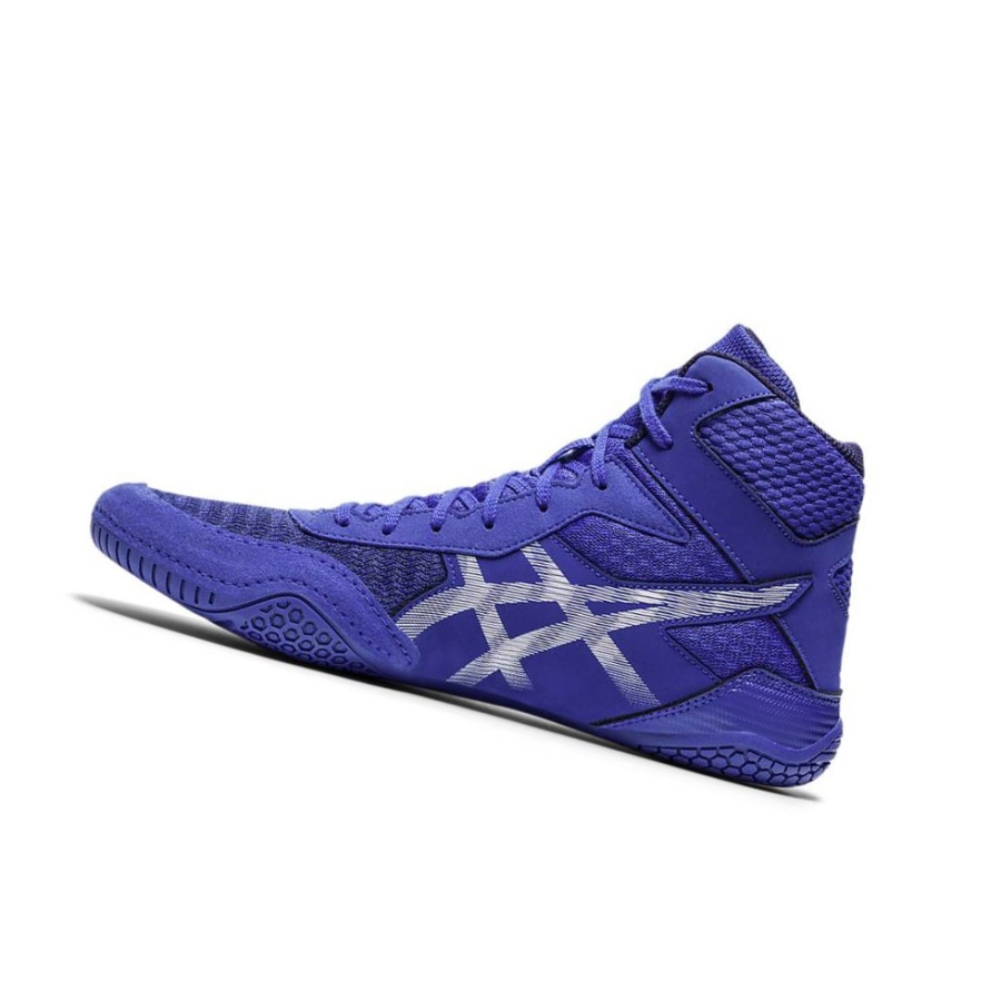 Blue Men's Asics MATCONTROL 2 Wrestling Shoes | US24867WQ