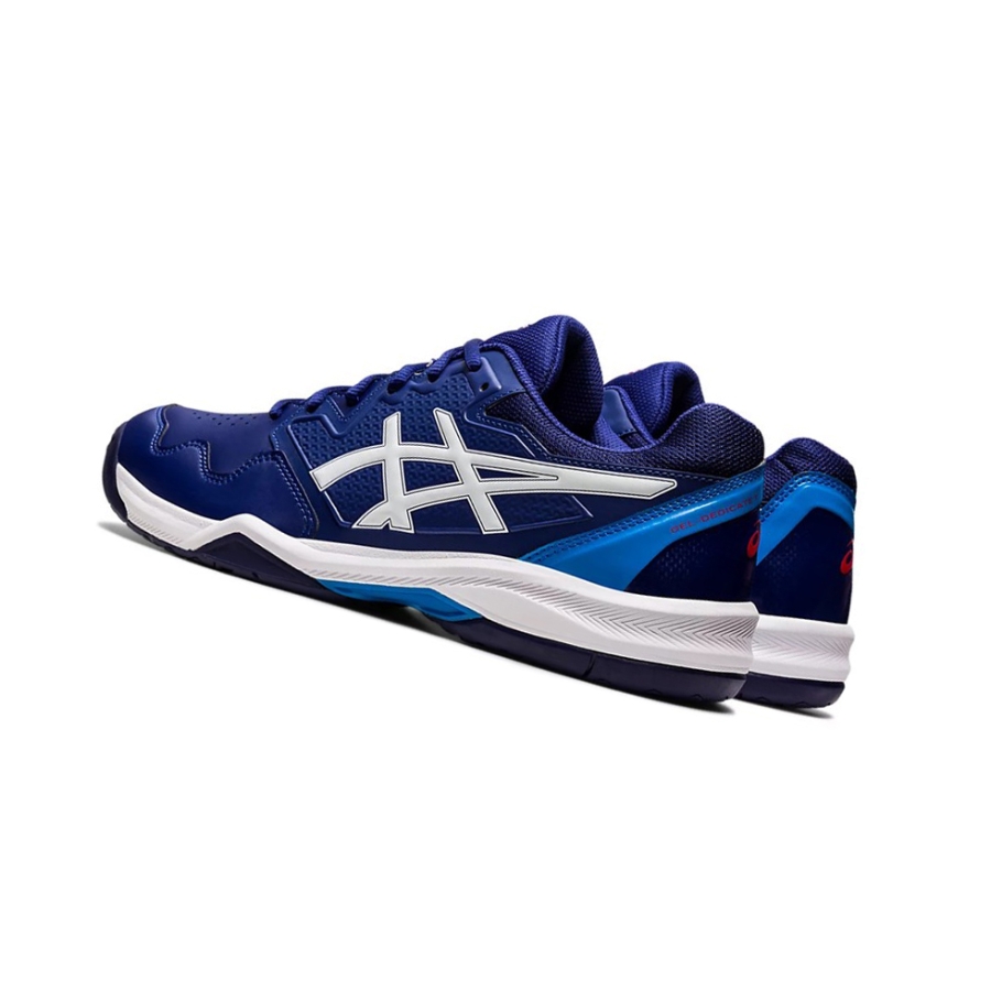 Blue / White Men's Asics GEL-DEDICATE 7 Tennis Shoes | US01567BY