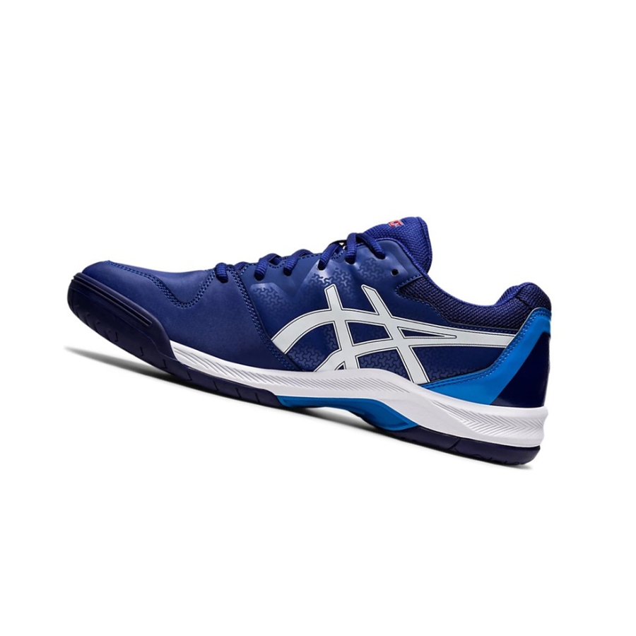 Blue / White Men's Asics GEL-DEDICATE 7 Tennis Shoes | US01567BY