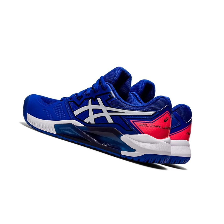 Blue / White Women's Asics GEL-CHALLENGER 13 Tennis Shoes | US69234CA