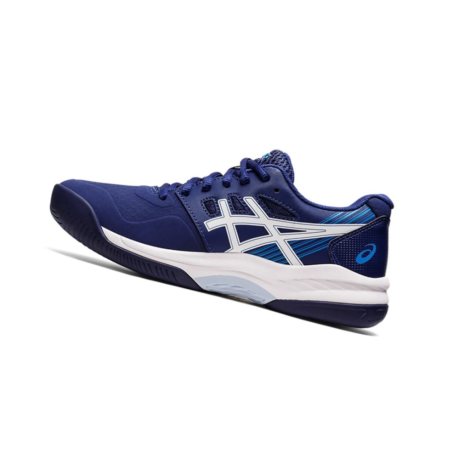 Blue / White Women's Asics GEL-GAME 8 Tennis Shoes | US16058AL