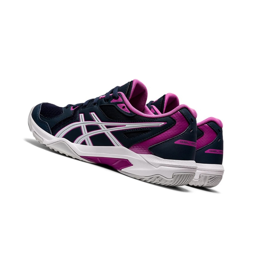 Blue / White Women's Asics GEL-ROCKET 10 Volleyball Shoes | US79148ZW