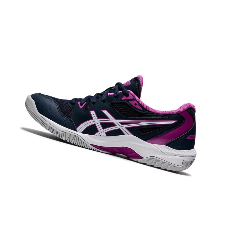 Blue / White Women's Asics GEL-ROCKET 10 Volleyball Shoes | US79148ZW