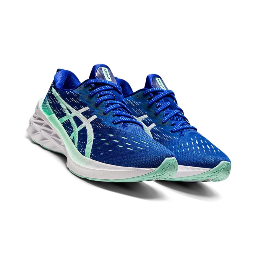 Blue / White Women's Asics NOVABLAST 2 Running Shoes | US74502XS