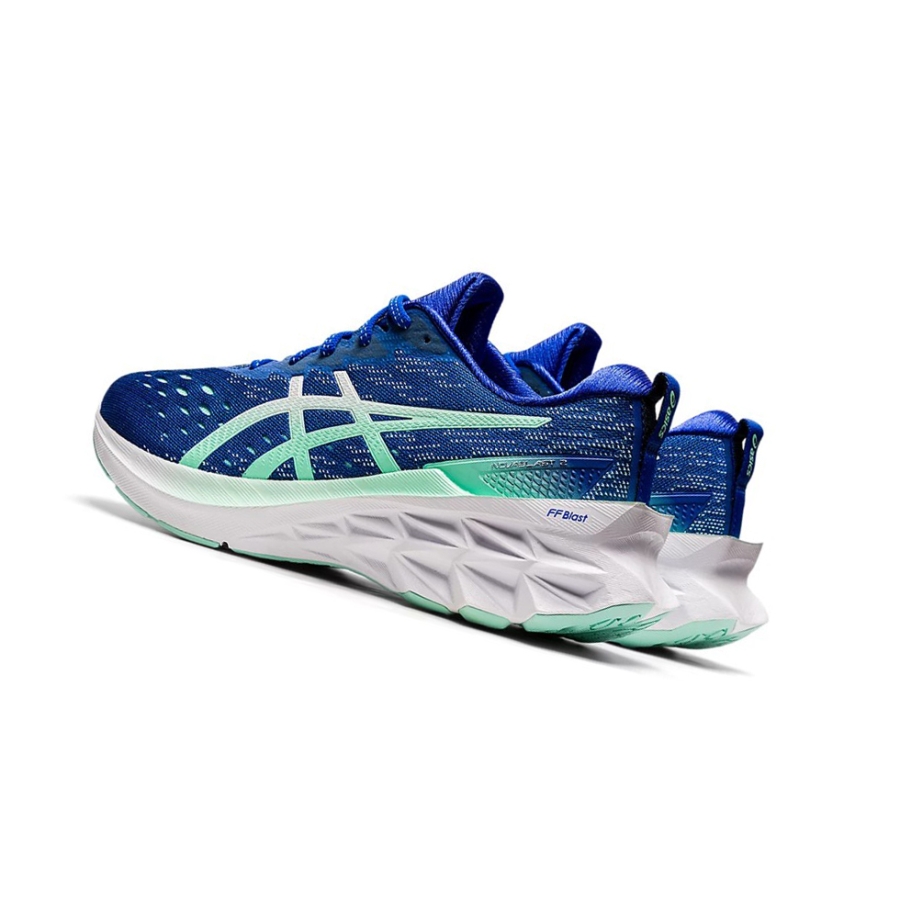 Blue / White Women's Asics NOVABLAST 2 Running Shoes | US74502XS