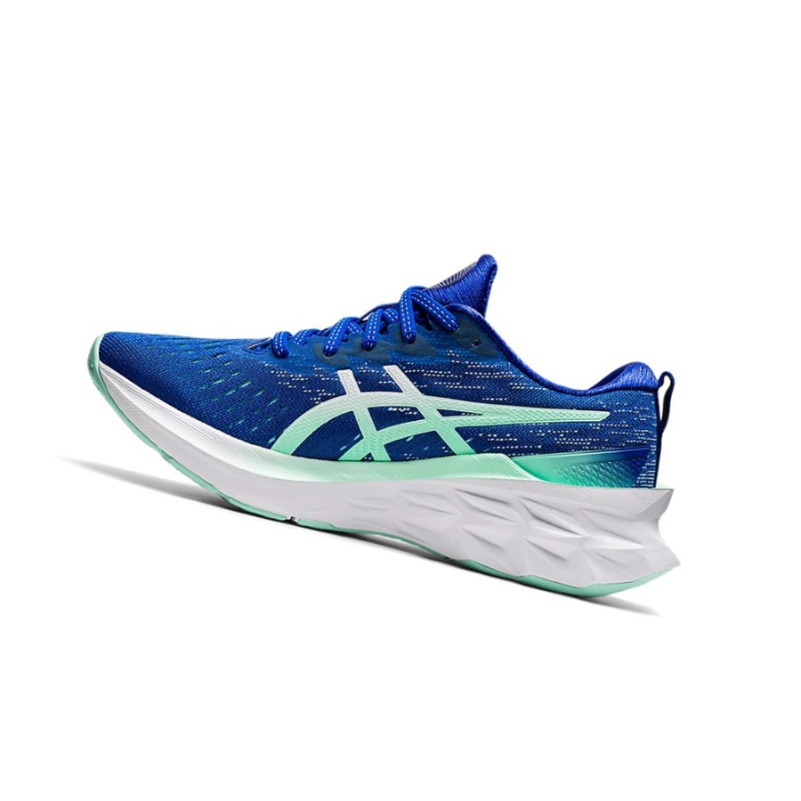 Blue / White Women's Asics NOVABLAST 2 Running Shoes | US74502XS