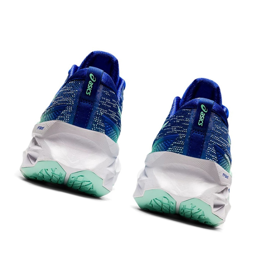 Blue / White Women's Asics NOVABLAST 2 Running Shoes | US74502XS