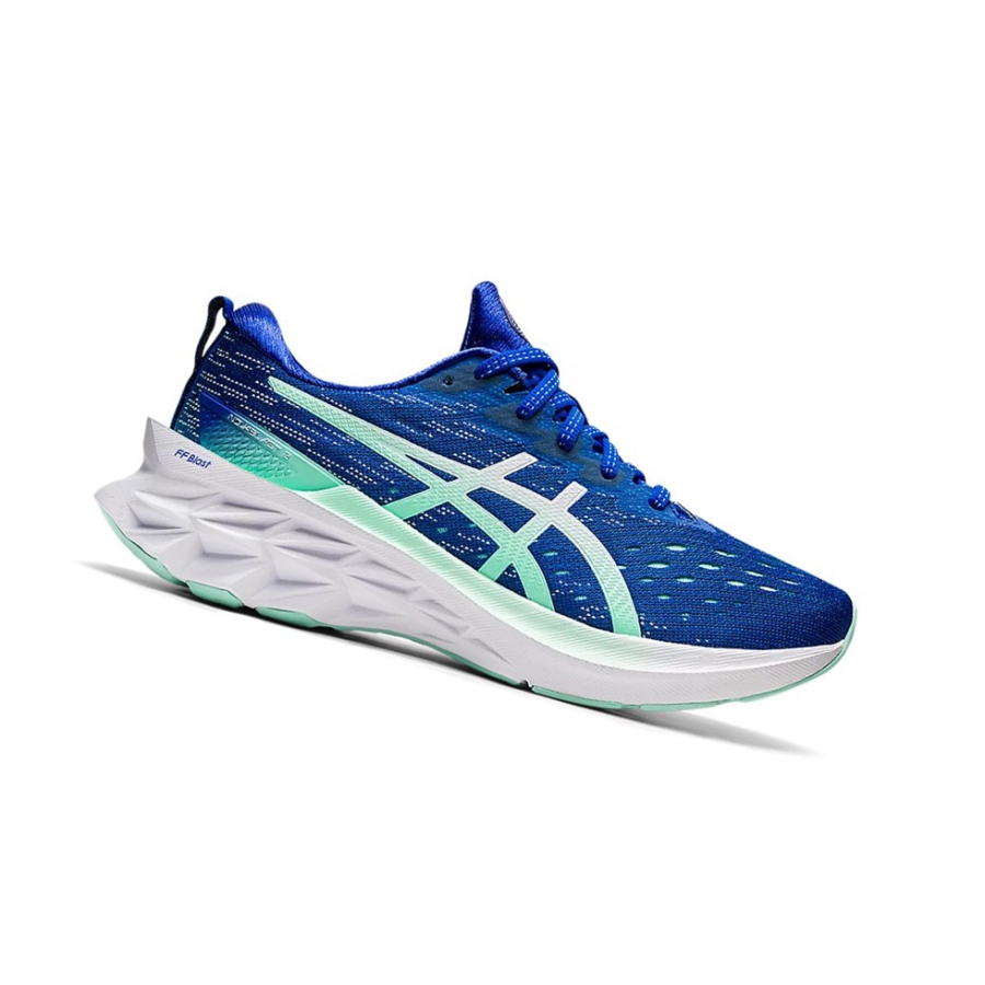 Blue / White Women\'s Asics NOVABLAST 2 Running Shoes | US74502XS