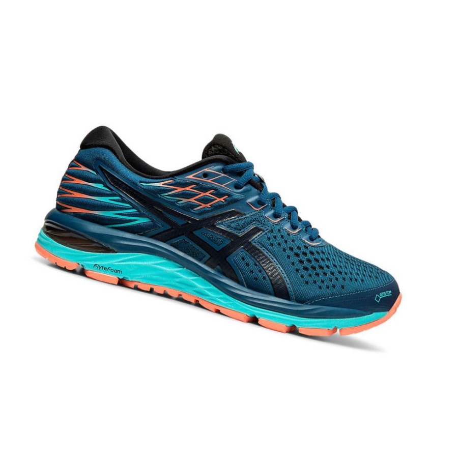 Blue Women\'s Asics GEL-CUMULUS 21 GT-X Running Shoes | US95104TL