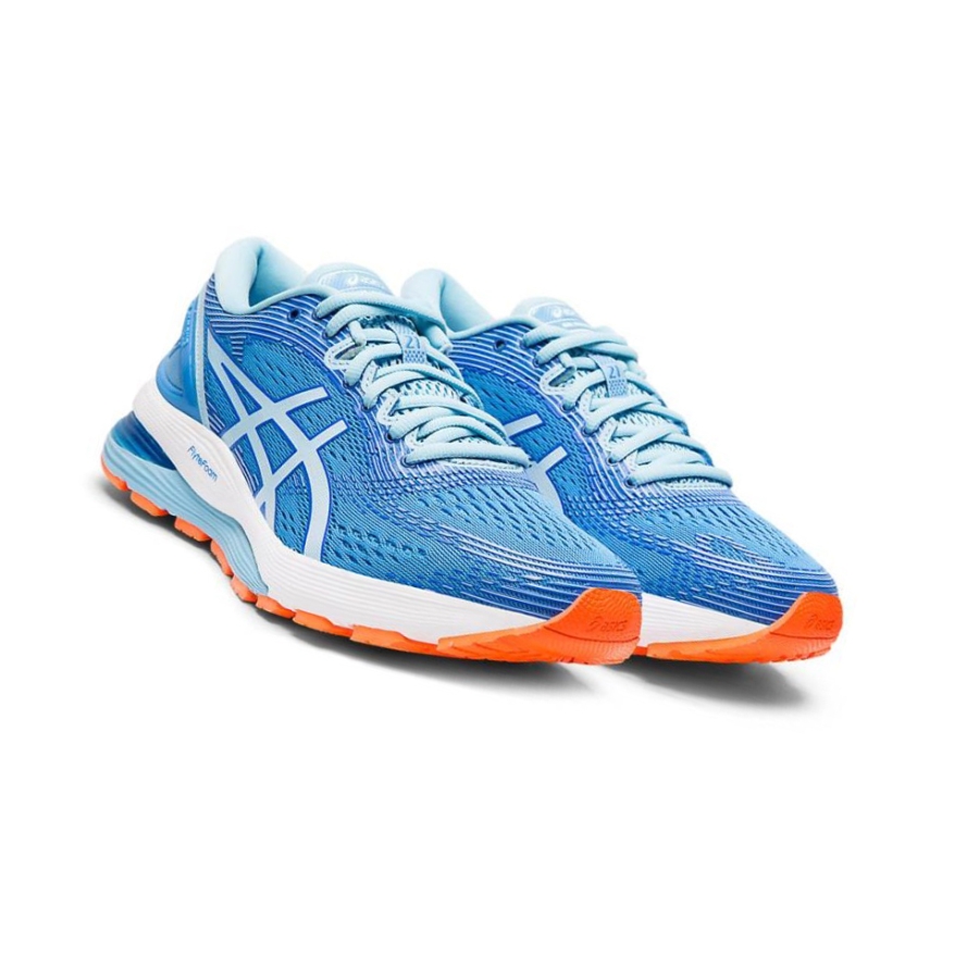 Blue Women's Asics GEL-NIMBUS 21 Running Shoes | US41869OV