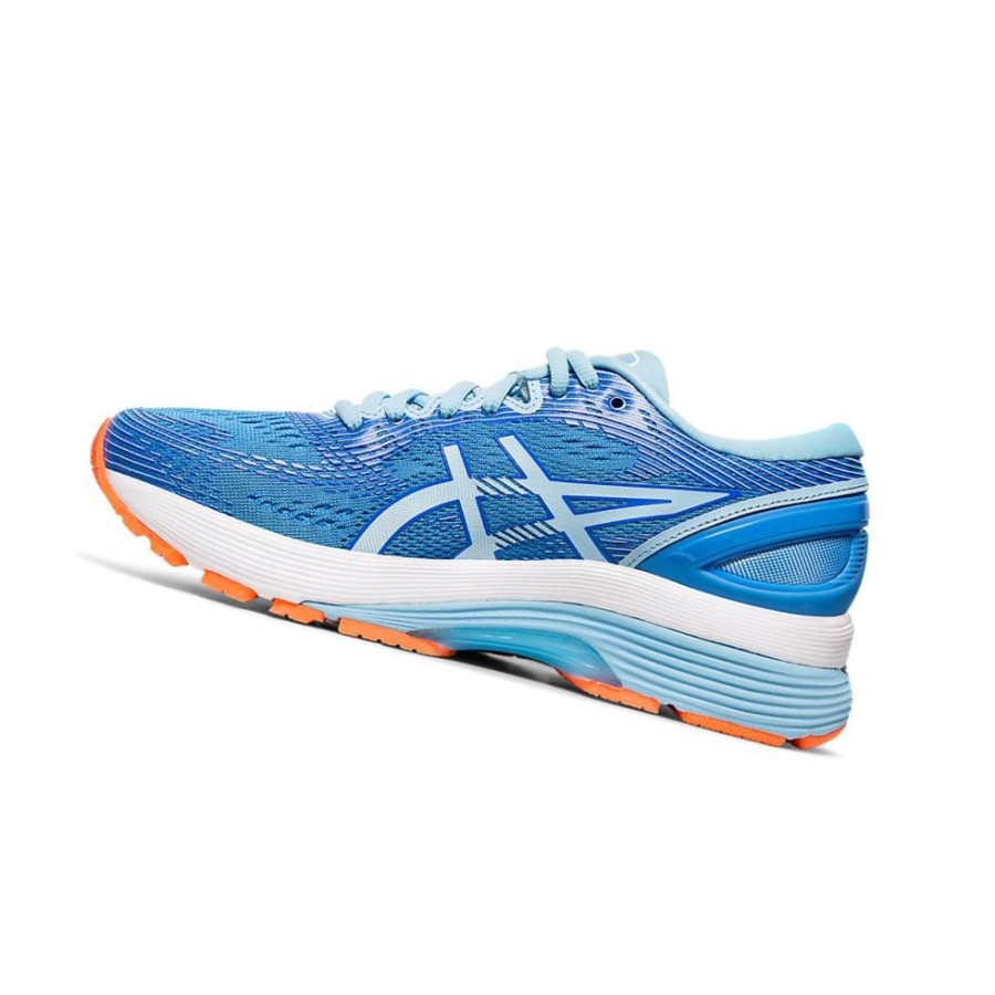 Blue Women's Asics GEL-NIMBUS 21 Running Shoes | US41869OV