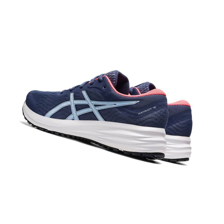 Blue Women's Asics PATRIOT 12 Running Shoes | US69807IT