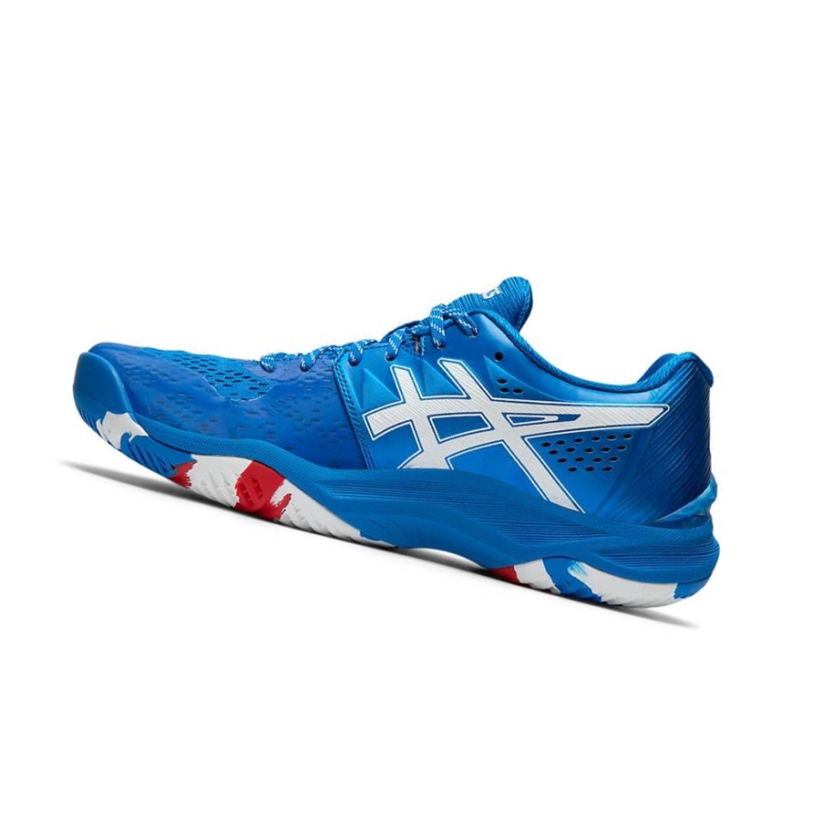 Blue Women's Asics SKY ELITE FF Volleyball Shoes | US29715RL