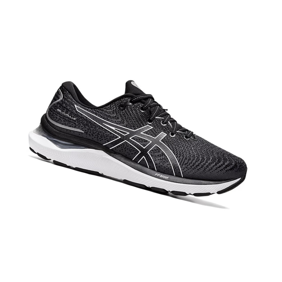 Carrier Grey / White Women\'s Asics GEL-CUMULUS 24 (D) Running Shoes | US26849FN